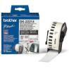 رول برچسب لیبل برادر مشکی رو سفید Brother DK-22214 paper Tape - white label Roll (12 mm * 30.5 m)